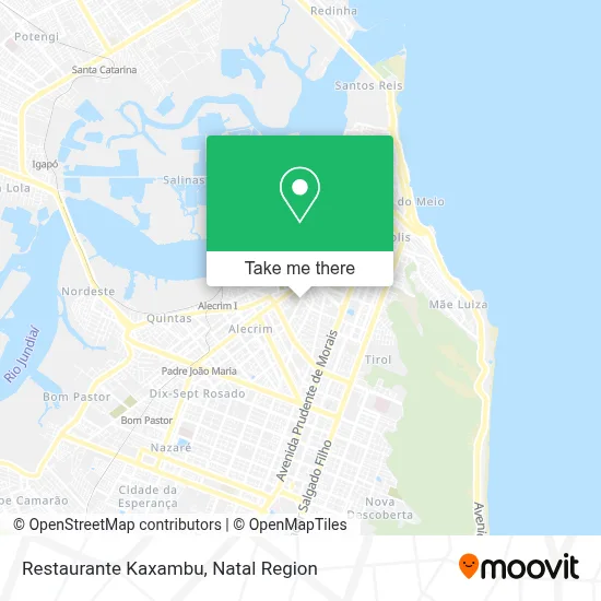 Restaurante Kaxambu map