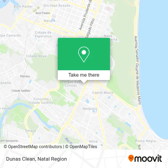 Dunas Clean map