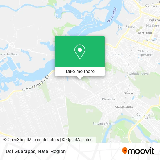 Usf Guarapes map