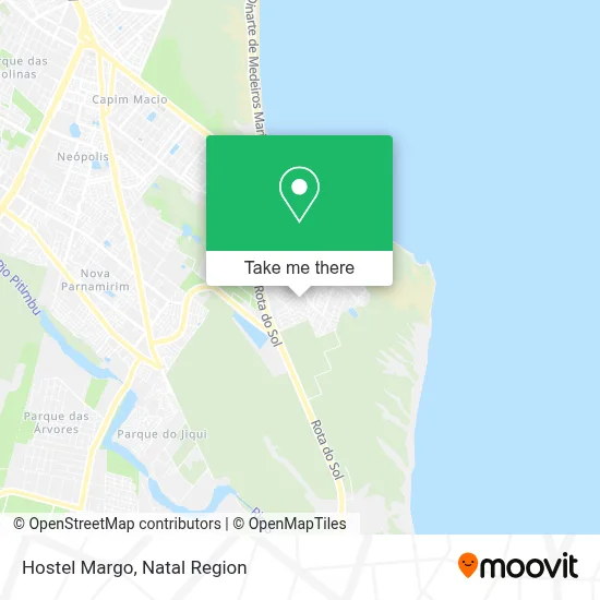 Hostel Margo map