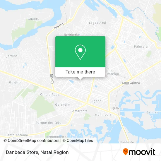 Danbeca Store map