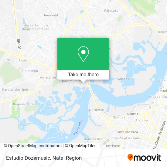Estudio Dozemusic map