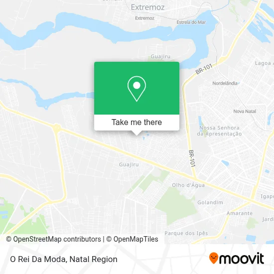 O Rei Da Moda map