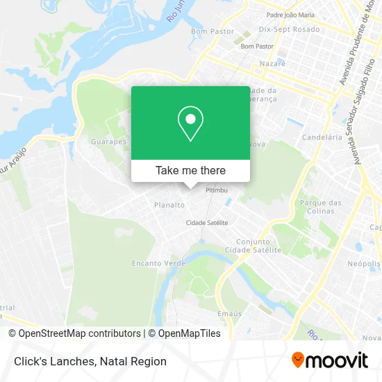 Click's Lanches map