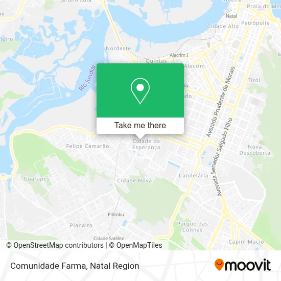Comunidade Farma map