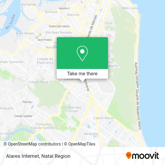 Alares Internet map