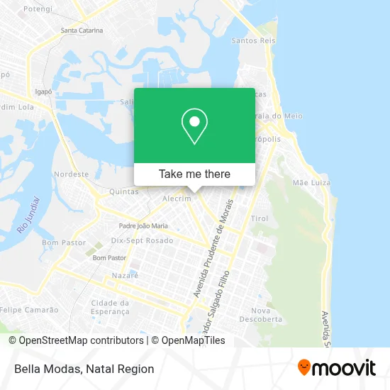 Bella Modas map