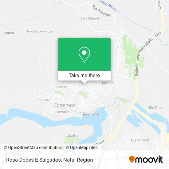 Rosa Doces E Salgados map
