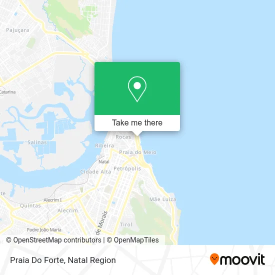 Praia Do Forte map