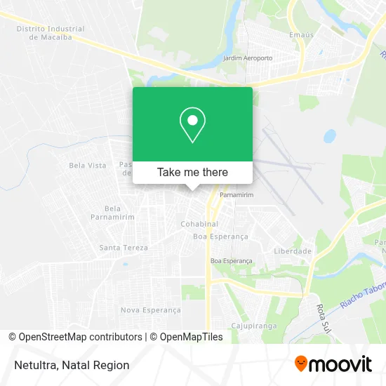 Netultra map