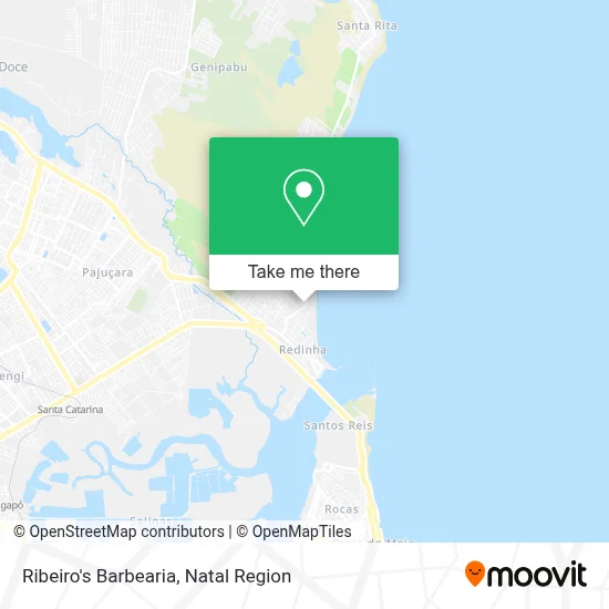 Ribeiro's Barbearia map