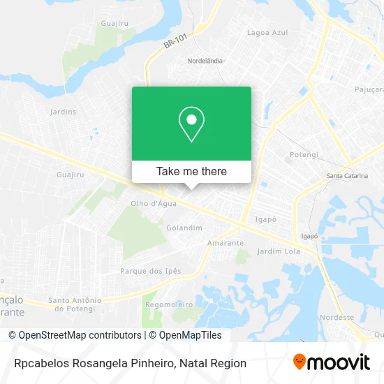 Rpcabelos Rosangela Pinheiro map