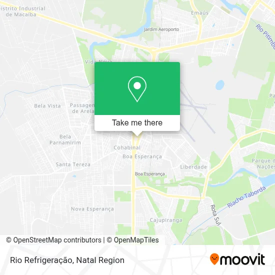 Rio Refrigeração map