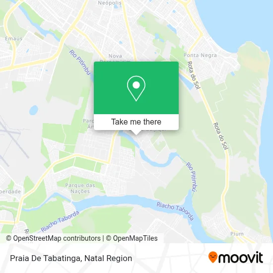 Praia De Tabatinga map