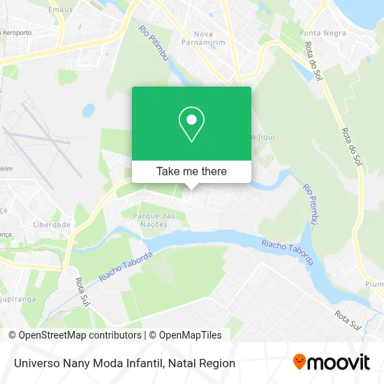 Universo Nany Moda Infantil map