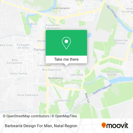 Barbearia Design For Man map