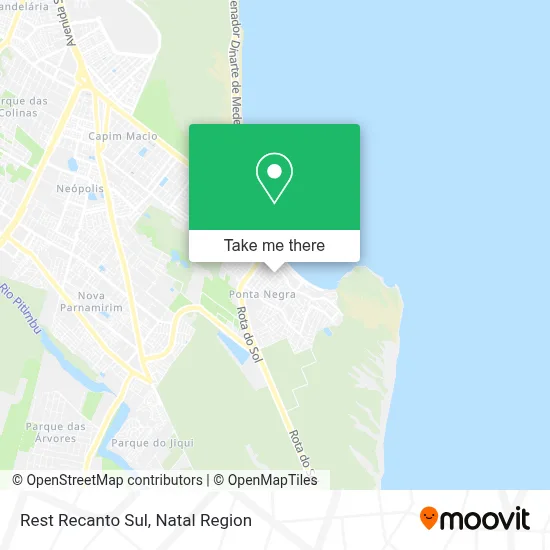 Rest Recanto Sul map