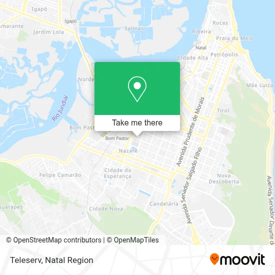 Teleserv map