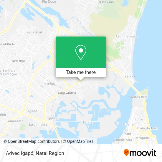 Advec Igapó map