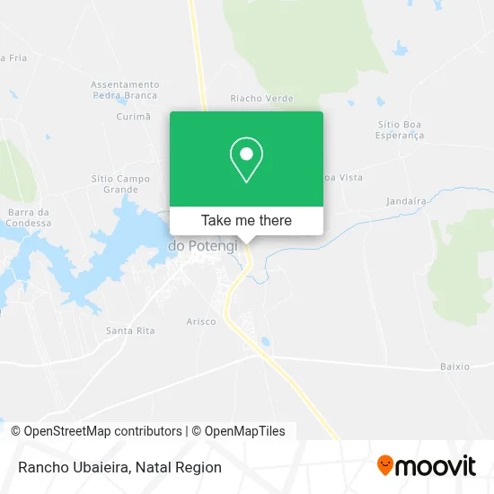 Rancho Ubaieira map