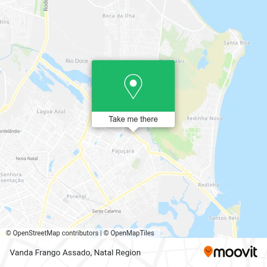 Vanda Frango Assado map