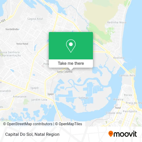 Capital Do Sol map