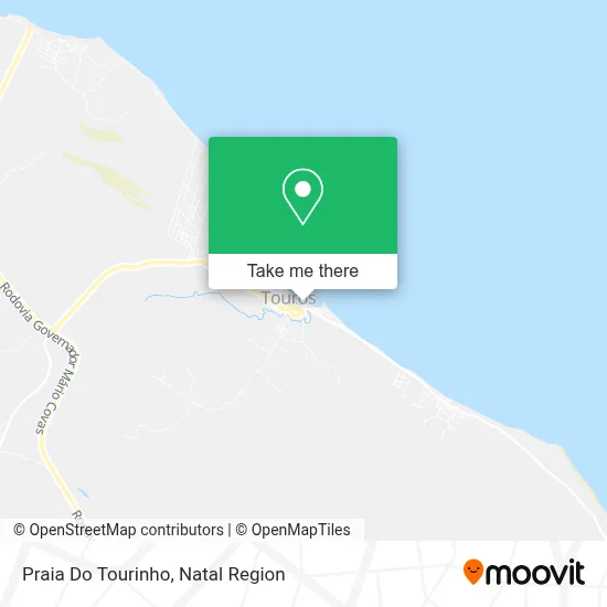 Praia Do Tourinho map