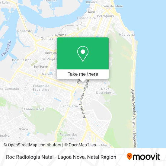 Roc Radiologia Natal - Lagoa Nova map