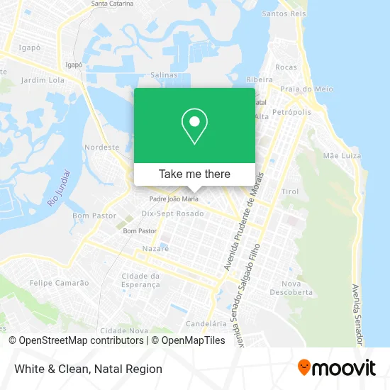 White & Clean map