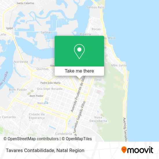 Tavares Contabilidade map