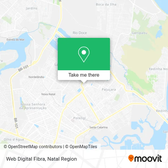 Web Digital Fibra map
