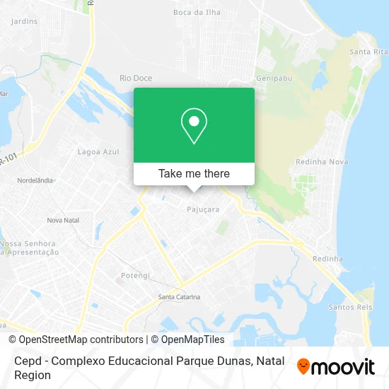 Cepd - Complexo Educacional Parque Dunas map