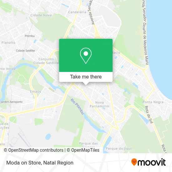 Moda on Store map