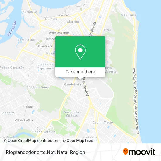 Riograndedonorte.Net map