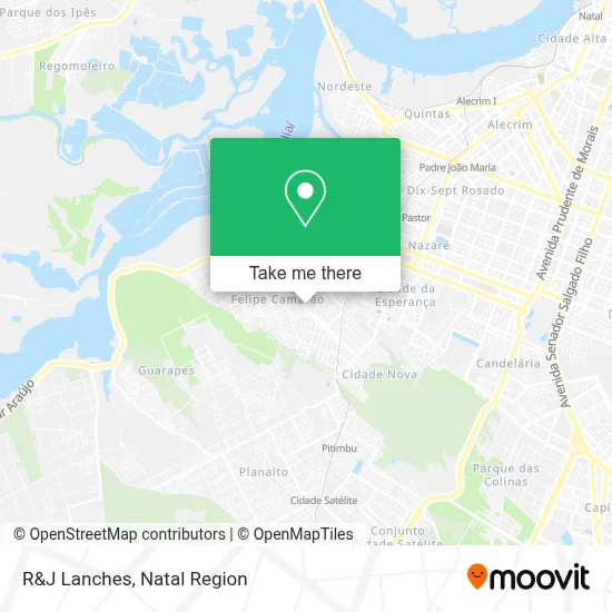 R&J Lanches map