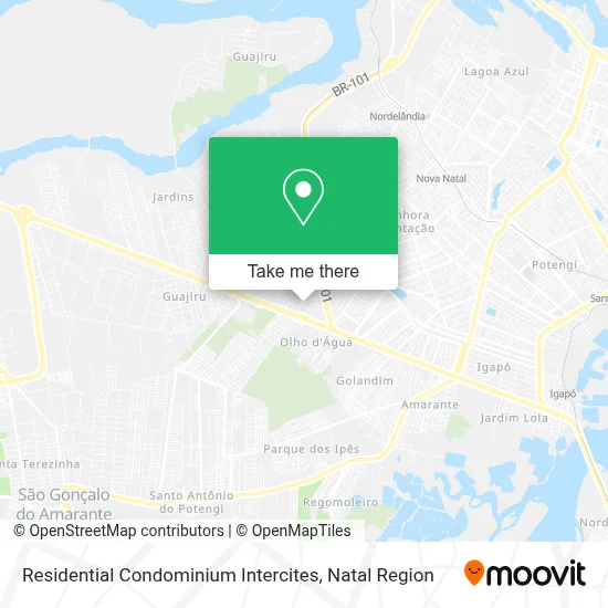 Residential Condominium Intercites map