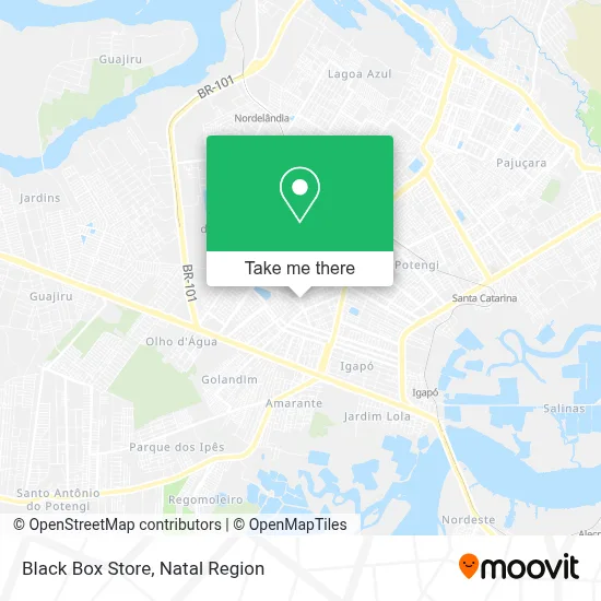 Black Box Store map