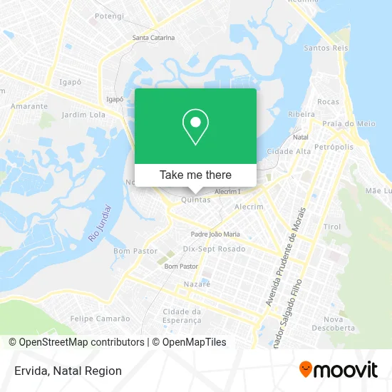 Ervida map