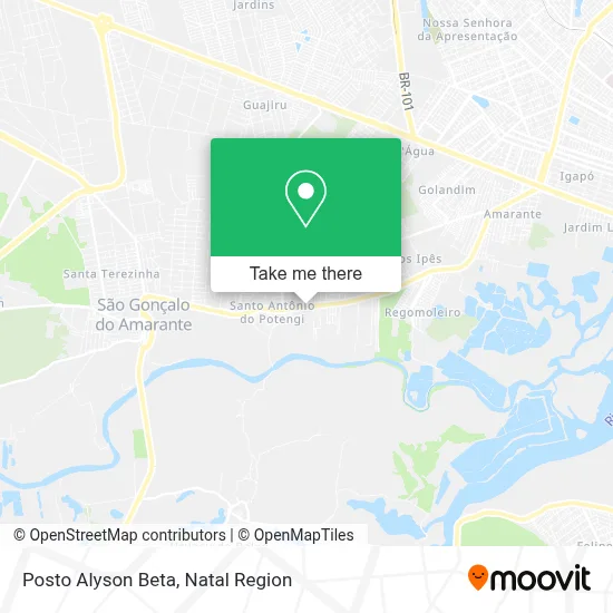 Posto Alyson Beta map