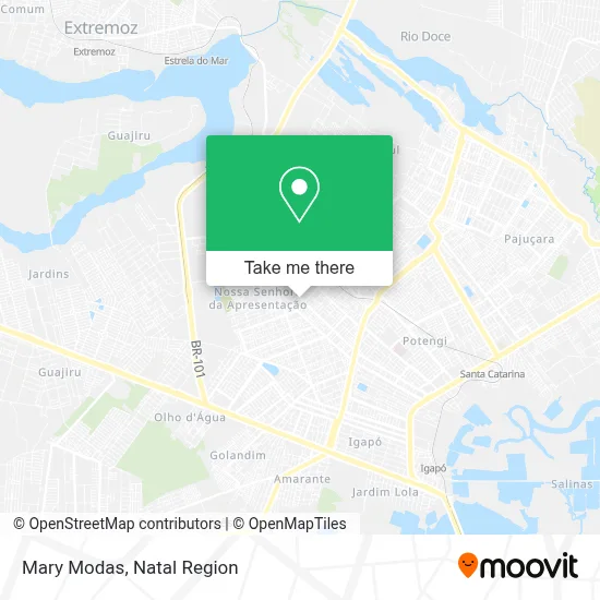 Mary Modas map