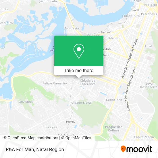 R&A For Man map
