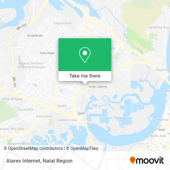 Alares Internet map