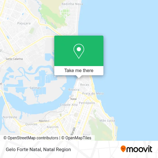 Gelo Forte Natal map