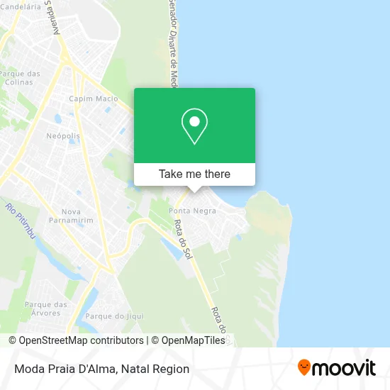 Moda Praia D'Alma map