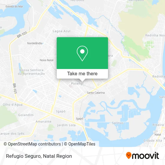 Refugio Seguro map