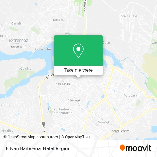 Edvan Barbearia map