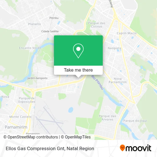 Ellos Gas Compression Gnt map