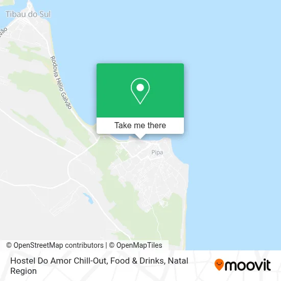 Hostel Do Amor Chill-Out, Food & Drinks map