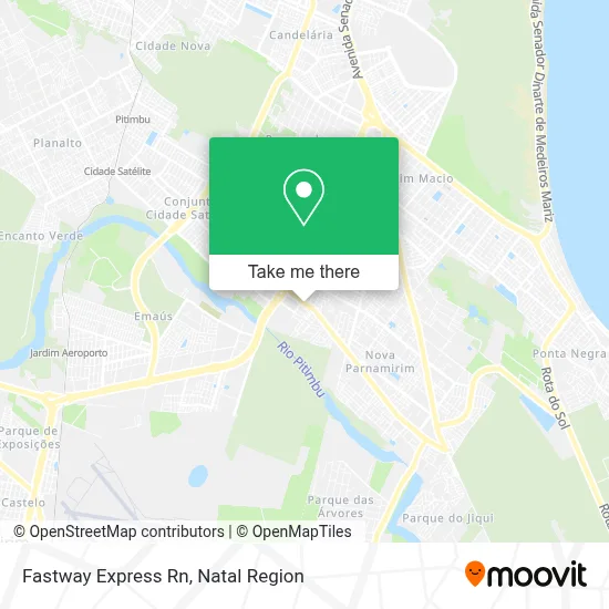 Fastway Express Rn map