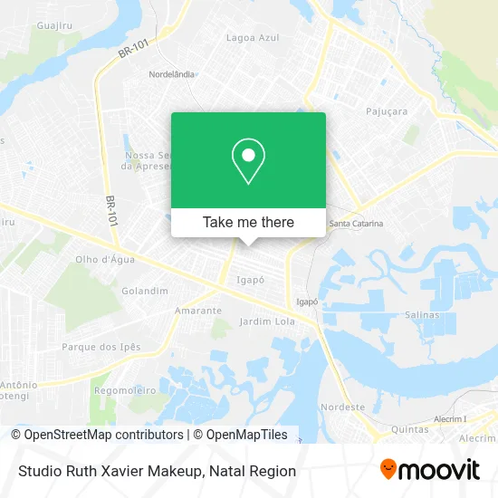 Studio Ruth Xavier Makeup map
